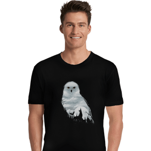 Shirts Premium Shirts, Unisex / Small / Black Magical Owl