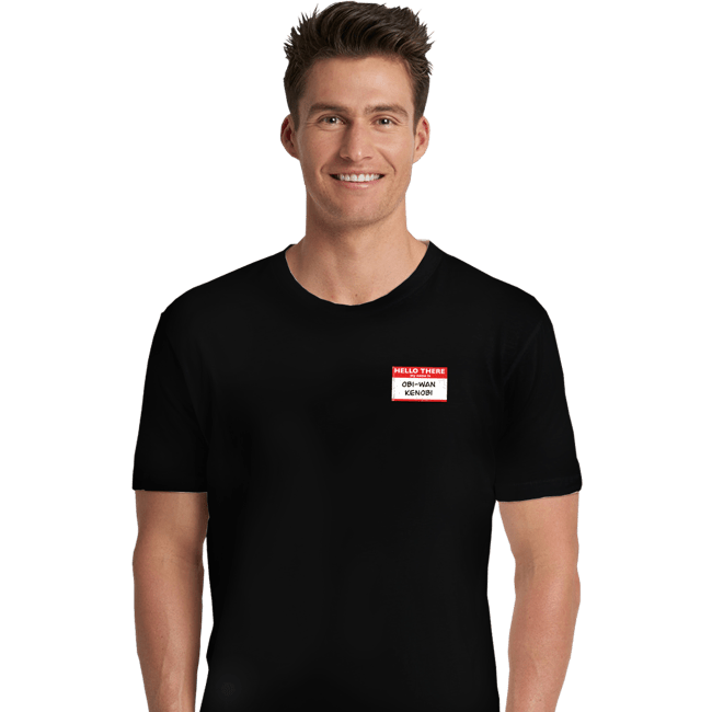 Secret_Shirts Premium Shirts, Unisex / Small / Black Hello There Kenobi