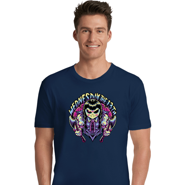 Daily_Deal_Shirts Premium Shirts, Unisex / Small / Navy Wednesday The 13th