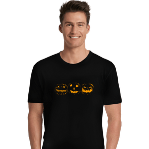 Shirts Premium Shirts, Unisex / Small / Black Jack O Lanterns