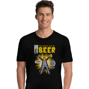Shirts Premium Shirts, Unisex / Small / Black God Of Beer