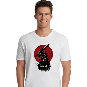 Shirts Premium Shirts, Unisex / Small / White Red Sun Swordsman
