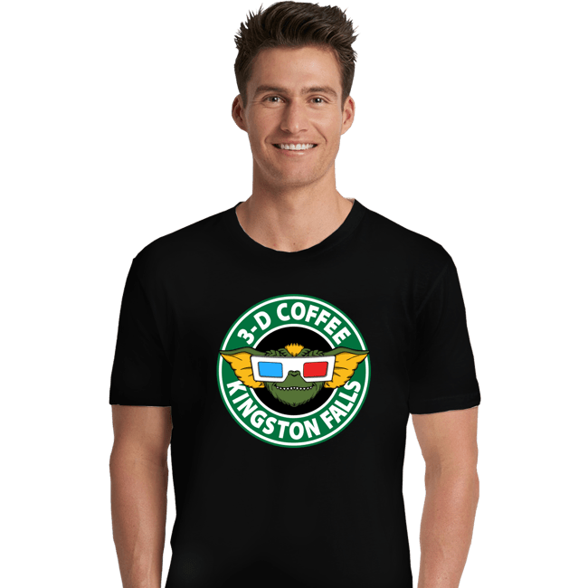 Daily_Deal_Shirts Premium Shirts, Unisex / Small / Black Kingston Falls Coffee