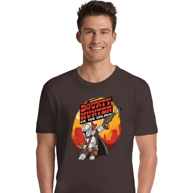 Secret_Shirts Premium Shirts, Unisex / Small / Dark Chocolate Bounty Hunter VS The Galaxy