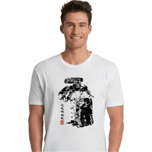 Daily_Deal_Shirts Premium Shirts, Unisex / Small / White Major Vs Tank Sumi-e