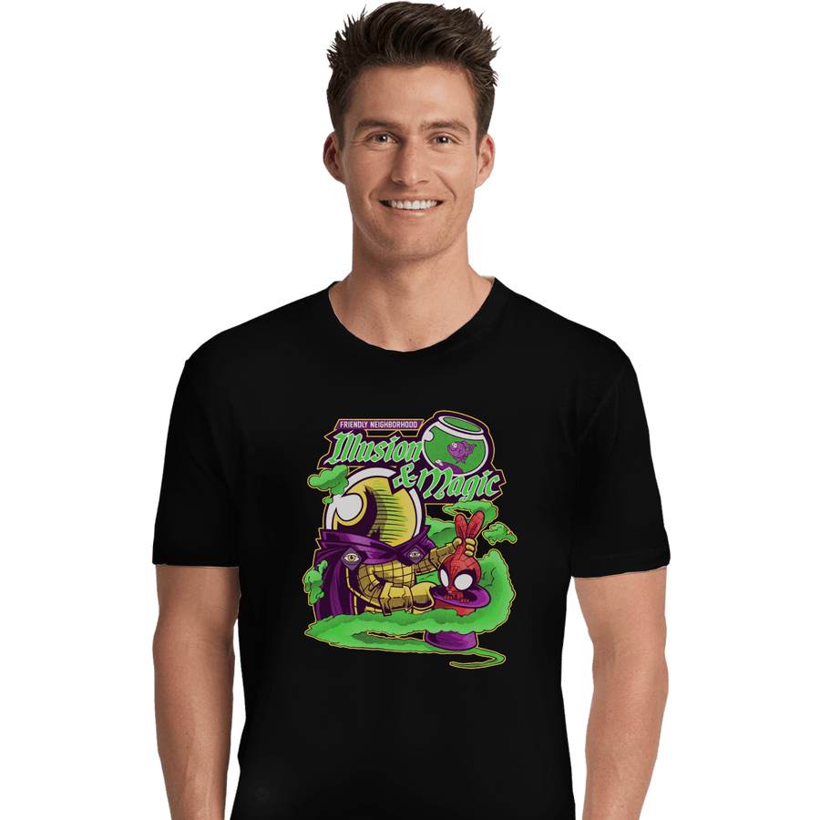 Shirts Premium Shirts, Unisex / Small / Black Illusion And Magic