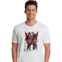 Load image into Gallery viewer, Daily_Deal_Shirts Premium Shirts, Unisex / Small / White Destruction Sumi-e

