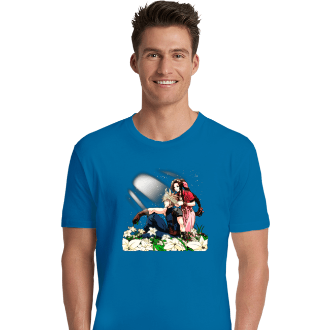 Shirts Premium Shirts, Unisex / Small / Sapphire Flower Children