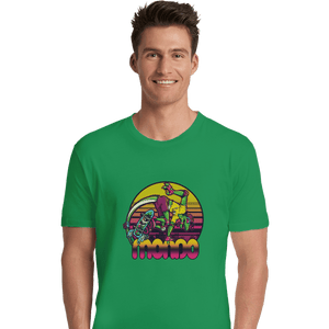 Shirts Premium Shirts, Unisex / Small / Irish Green Mondo Gecko