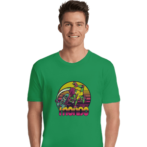 Shirts Premium Shirts, Unisex / Small / Irish Green Mondo Gecko