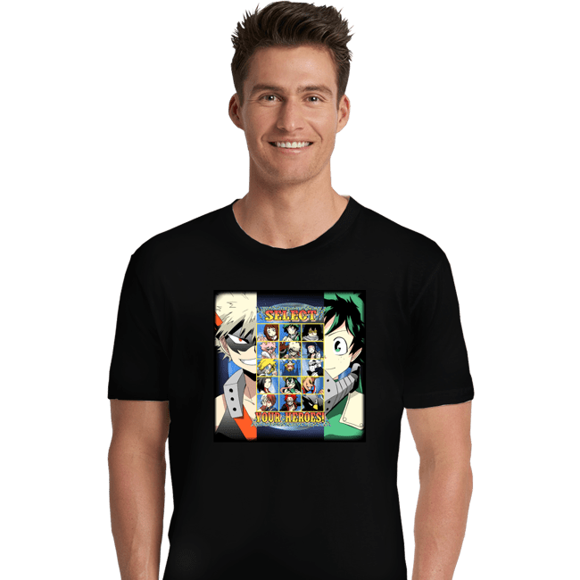 Secret_Shirts Premium Shirts, Unisex / Small / Black Hero  Select