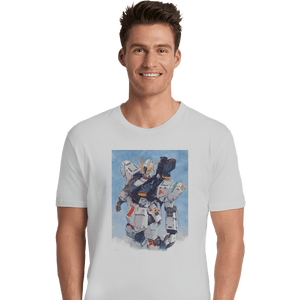 Shirts Premium Shirts, Unisex / Small / White Nu Watercolor