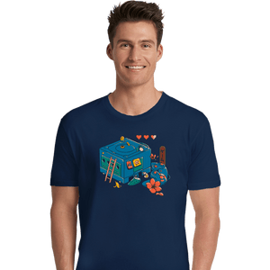 Daily_Deal_Shirts Premium Shirts, Unisex / Small / Navy Gamecube Remix