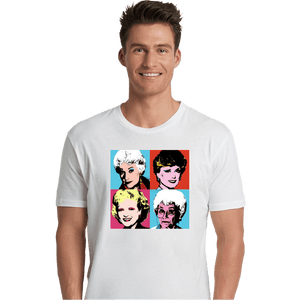Secret_Shirts Premium Shirts, Unisex / Small / White Warhol Golden Girls