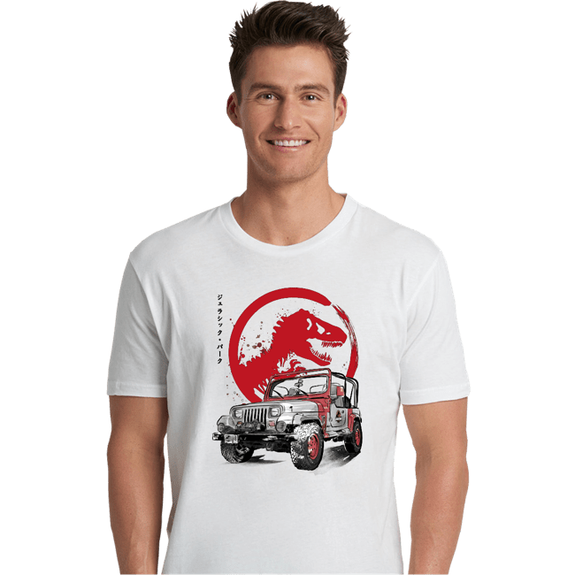 Daily_Deal_Shirts Premium Shirts, Unisex / Small / White YJ Sahara sumi-e