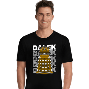 Shirts Premium Shirts, Unisex / Small / Black Dalek