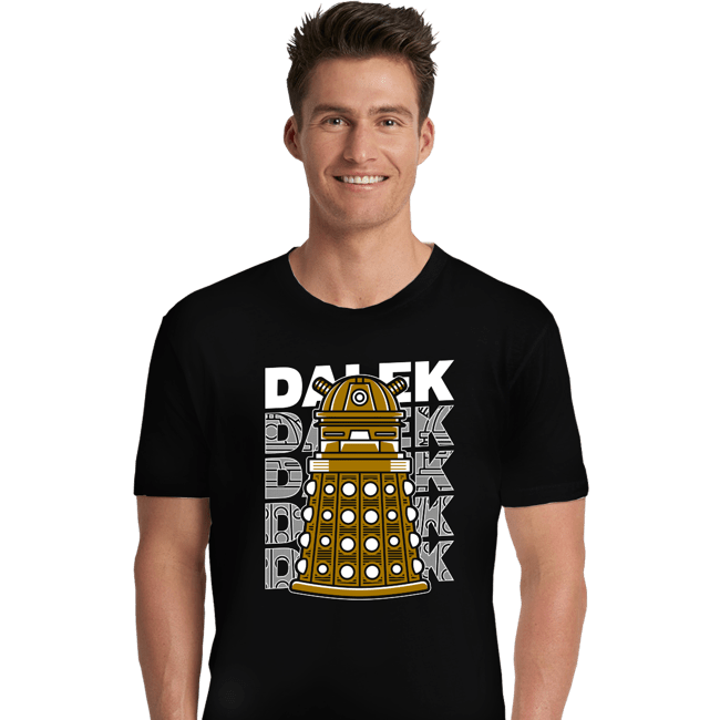Shirts Premium Shirts, Unisex / Small / Black Dalek