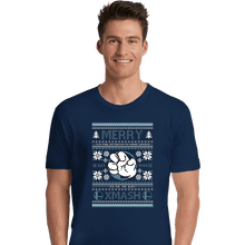 Load image into Gallery viewer, Shirts Premium Shirts, Unisex / Small / Navy Merry Xmash
