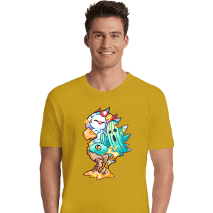 Shirts Premium Shirts, Unisex / Small / Daisy Magical Silhouettes - Chocobo