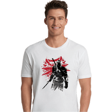 Load image into Gallery viewer, Shirts Premium Shirts, Unisex / Small / White The Witcher Sumi-e
