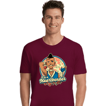 Load image into Gallery viewer, Daily_Deal_Shirts Premium Shirts, Unisex / Small / Maroon Heart Bender
