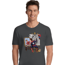 Load image into Gallery viewer, Daily_Deal_Shirts Premium Shirts, Unisex / Small / Charcoal Spidey Portrait
