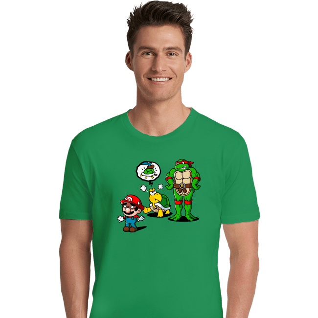 Secret_Shirts Premium Shirts, Unisex / Small / Irish Green Turtle Big Bro