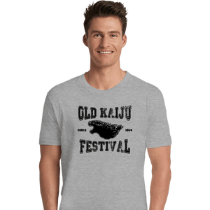 Shirts Premium Shirts, Unisex / Small / Sports Grey Old Kaiju Festival