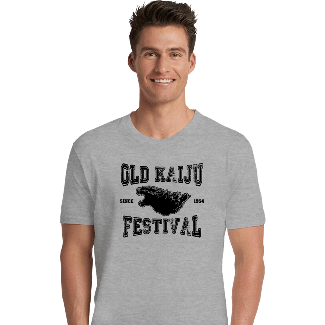 Shirts Premium Shirts, Unisex / Small / Sports Grey Old Kaiju Festival