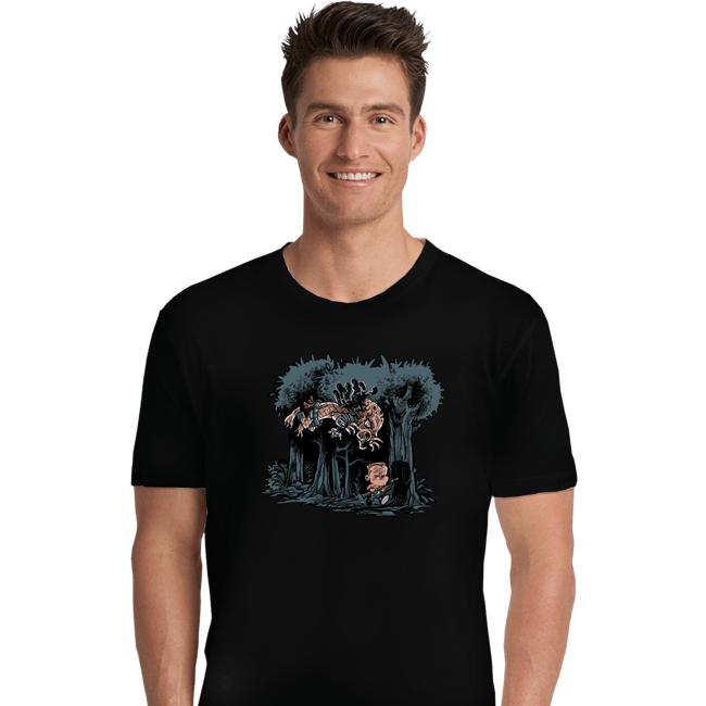 Daily_Deal_Shirts Premium Shirts, Unisex / Small / Black Arnie And Predator