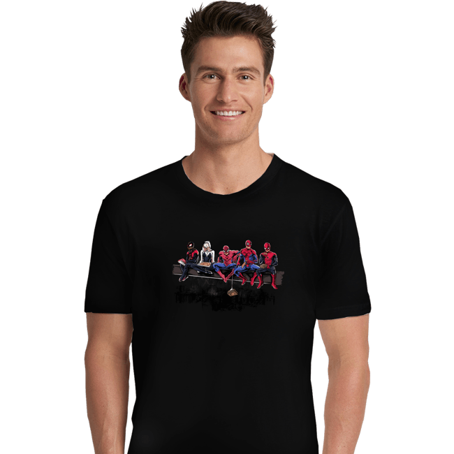 Secret_Shirts Premium Shirts, Unisex / Small / Black Spider Lunch