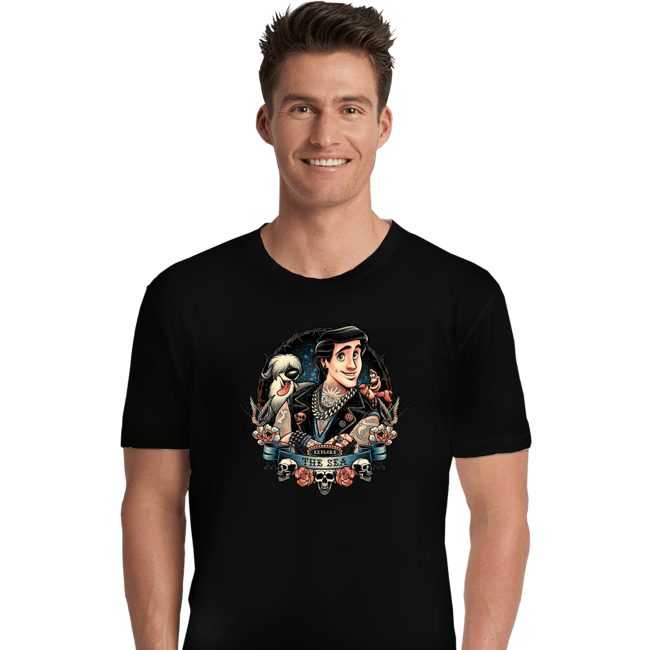 Daily_Deal_Shirts Premium Shirts, Unisex / Small / Black Explore The Sea