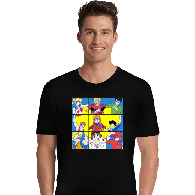 Secret_Shirts Premium Shirts, Unisex / Small / Black Anime Heart Of A 90s Kid
