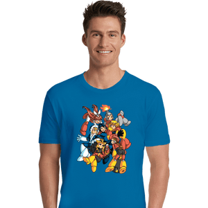 Daily_Deal_Shirts Premium Shirts, Unisex / Small / Sapphire Robot Masters