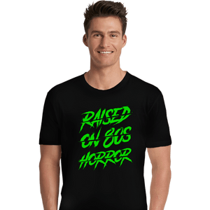 Shirts Premium Shirts, Unisex / Small / Black Green Horror