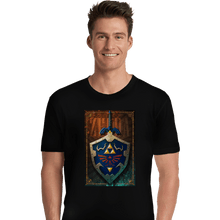 Load image into Gallery viewer, Shirts Premium Shirts, Unisex / Small / Black Legend Of Zelda Poster
