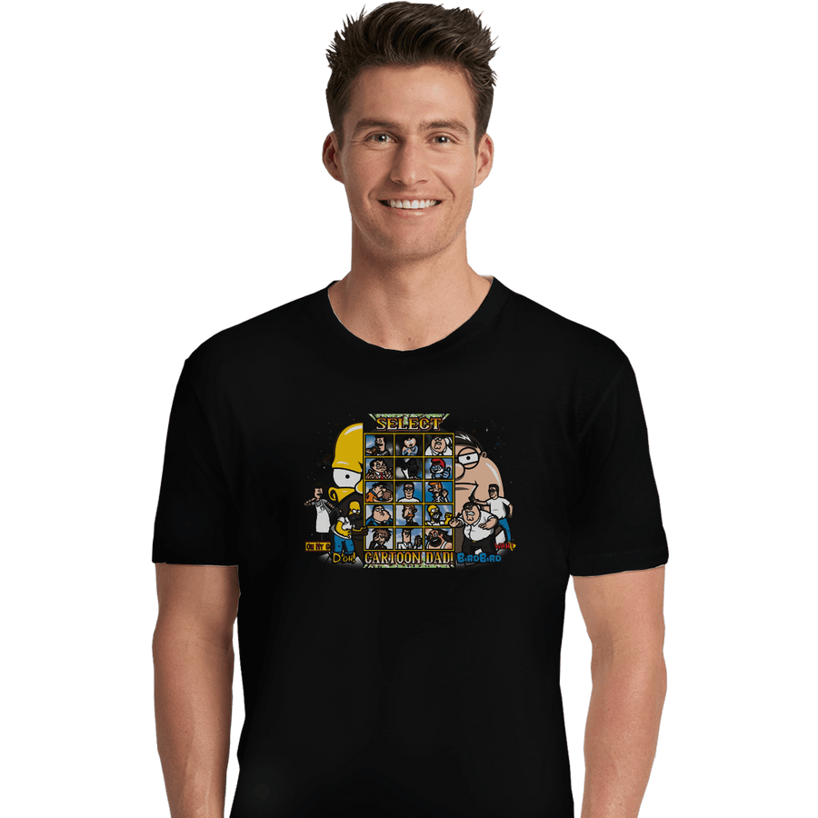 Shirts Premium Shirts, Unisex / Small / Black Clash Of Toon Dads