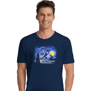 Daily_Deal_Shirts Premium Shirts, Unisex / Small / Navy Starry Night