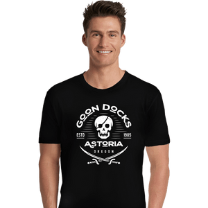 Shirts Premium Shirts, Unisex / Small / Black Goon Docks Emblem