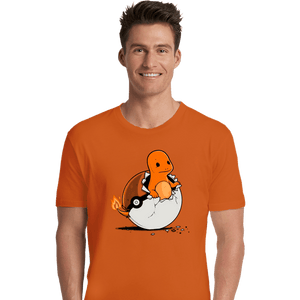 Shirts Premium Shirts, Unisex / Small / Orange Pokegg Ball