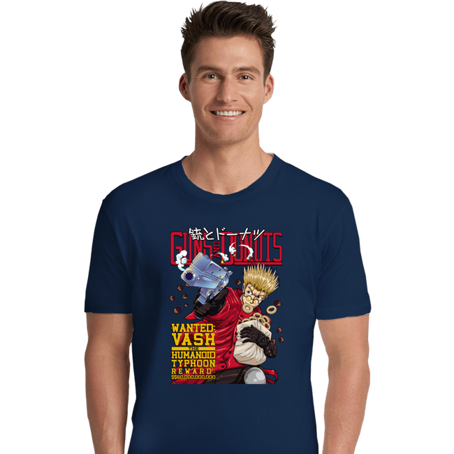 Daily_Deal_Shirts Premium Shirts, Unisex / Small / Navy Guns And Donuts