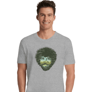 Shirts Premium Shirts, Unisex / Small / Sports Grey Bob Ross