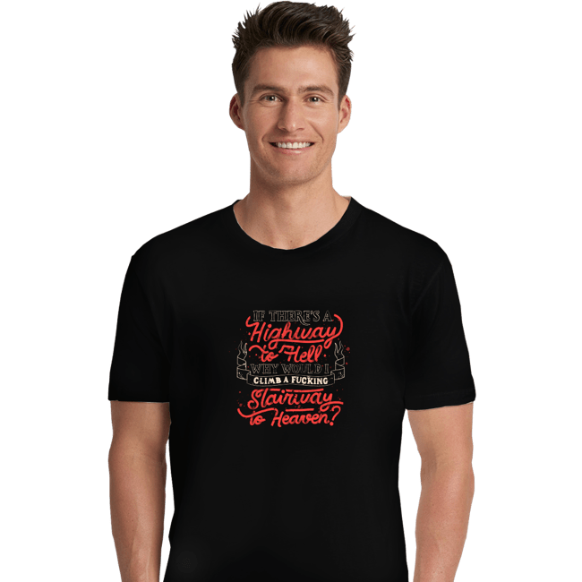 Secret_Shirts Premium Shirts, Unisex / Small / Black Faster to Hell than Heaven