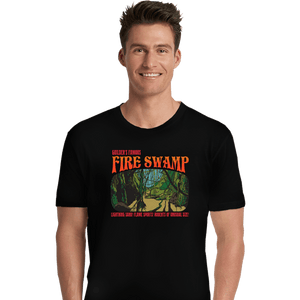 Daily_Deal_Shirts Premium Shirts, Unisex / Small / Black Famous Fire Swamp