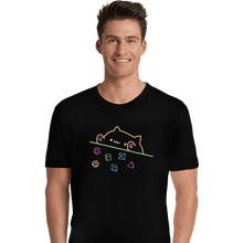 Load image into Gallery viewer, Daily_Deal_Shirts Premium Shirts, Unisex / Small / Black Neon DND Cat
