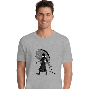 Daily_Deal_Shirts Premium Shirts, Unisex / Small / Sports Grey Spooky Girl