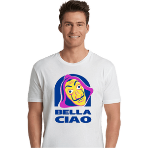 Shirts Premium Shirts, Unisex / Small / White Bella Ciao Tacos