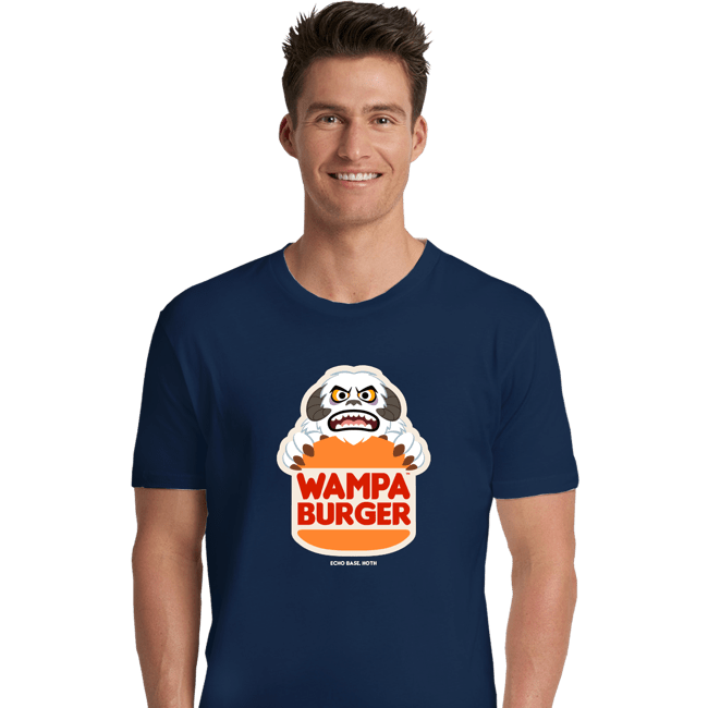Daily_Deal_Shirts Premium Shirts, Unisex / Small / Navy Wampa Burger