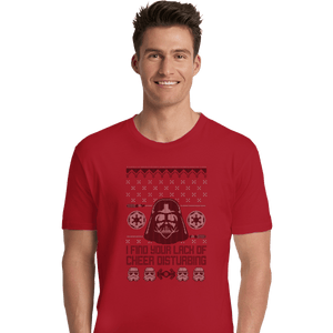 Shirts Premium Shirts, Unisex / Small / Red Vader Christmas