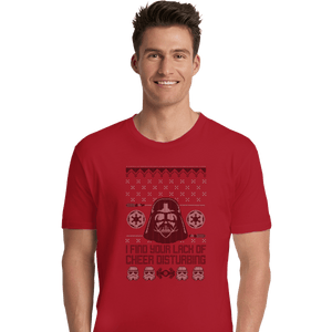 Shirts Premium Shirts, Unisex / Small / Red Vader Christmas